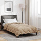 Vidaxl Winterdecke Taupe 200 x 140 cm Mikrofaser
