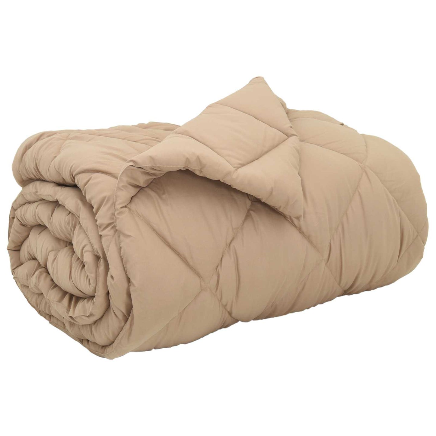 Vidaxl Winterdecke Taupe 200 x 140 cm Mikrofaser