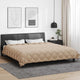 Vidaxx Winterdecke Taupe 200 x 200 cm Mikrofaser