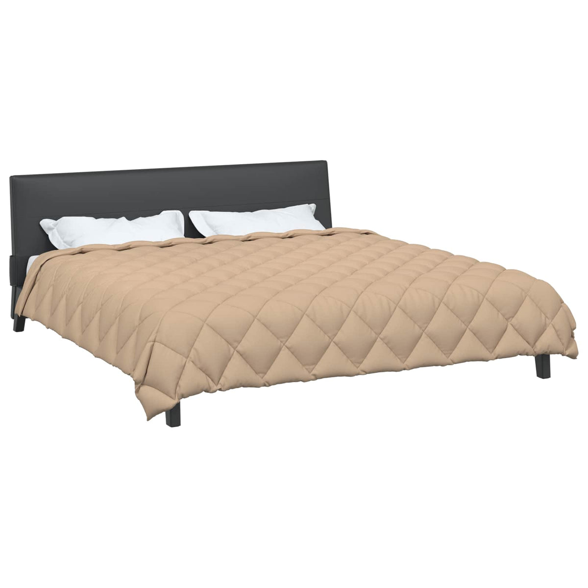 Vidaxl Winterdecke Taupe 220 x 240 cm Mikrofaser