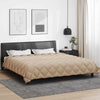 Vidaxl Winterdecke Taupe 220 x 260 cm Mikrofaser