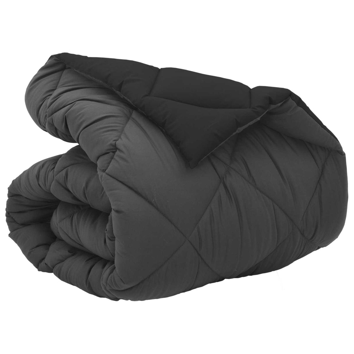 Vidaxl Winterdecke Schwarz und Anthrazit 220 x 140 cm Mikrofaser