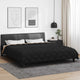 Vidaxl Winterdecke Schwarz und Taupe 220 x 240 cm Mikrofaser