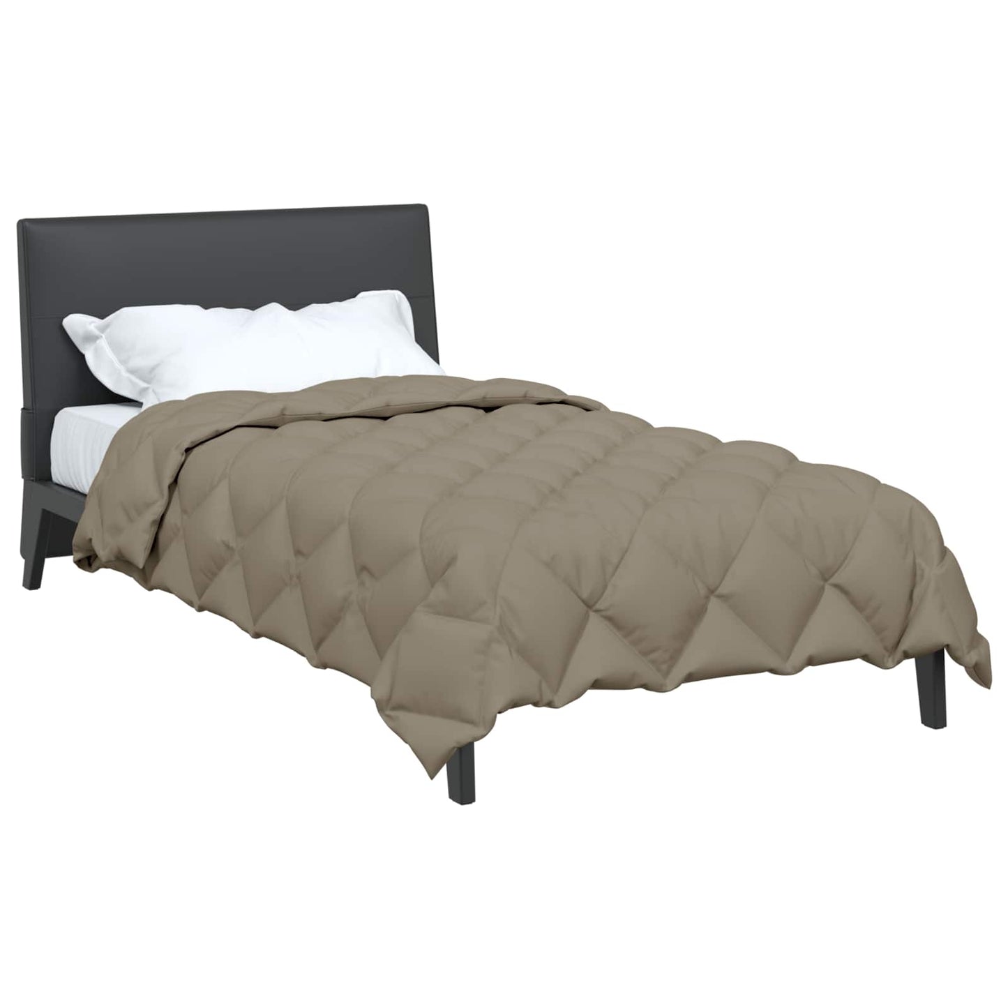 Vidaxl Winterdecke hellgrau 200 x 140 cm Mikrofaser