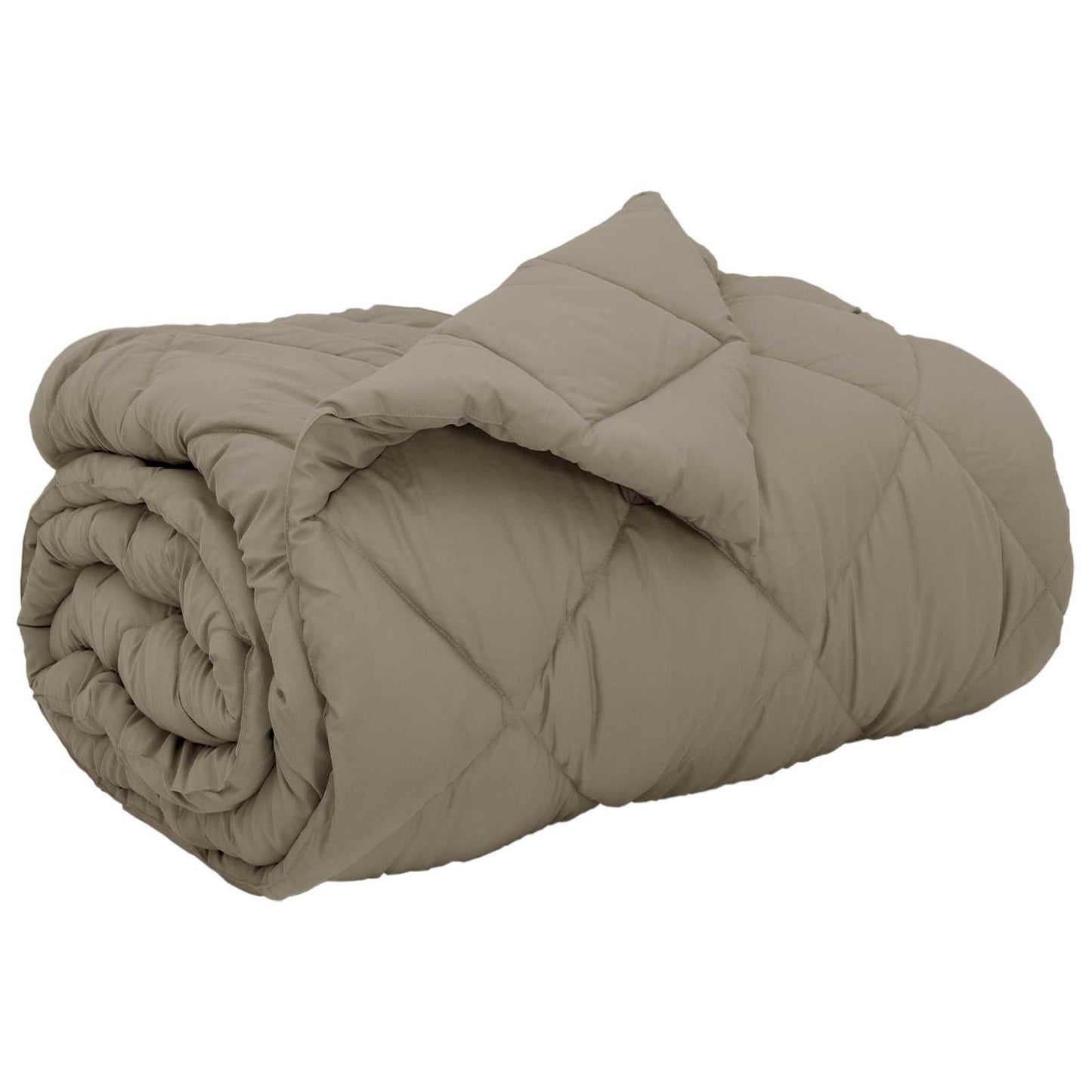 Vidaxl Winterdecke hellgrau 200 x 155 cm Mikrofaser