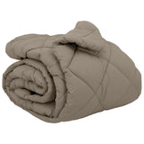 Vidaxl Winterdecke hellgrau 200 x 200 cm Mikrofaser - afbeelding 2