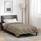 Vidaxl Winterdecke hellgrau 220 x 140 cm Mikrofaser