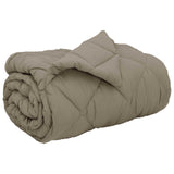 Vidaxl Winterdecke hellgrau 220 x 155 cm Mikrofaser - afbeelding 2