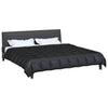 Vidaxx Sommerbettdecke schwarz 240 x 260 cm aus Satin und Mikrofaser
