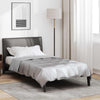 Vidaxx Sommerbettdecke Silber 200 x 155 cm Satin und Mikrofaser