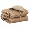 Vidaxx Ganzjahresbettdecke Gold 200 x 155 cm Satin und Mikrofaser
