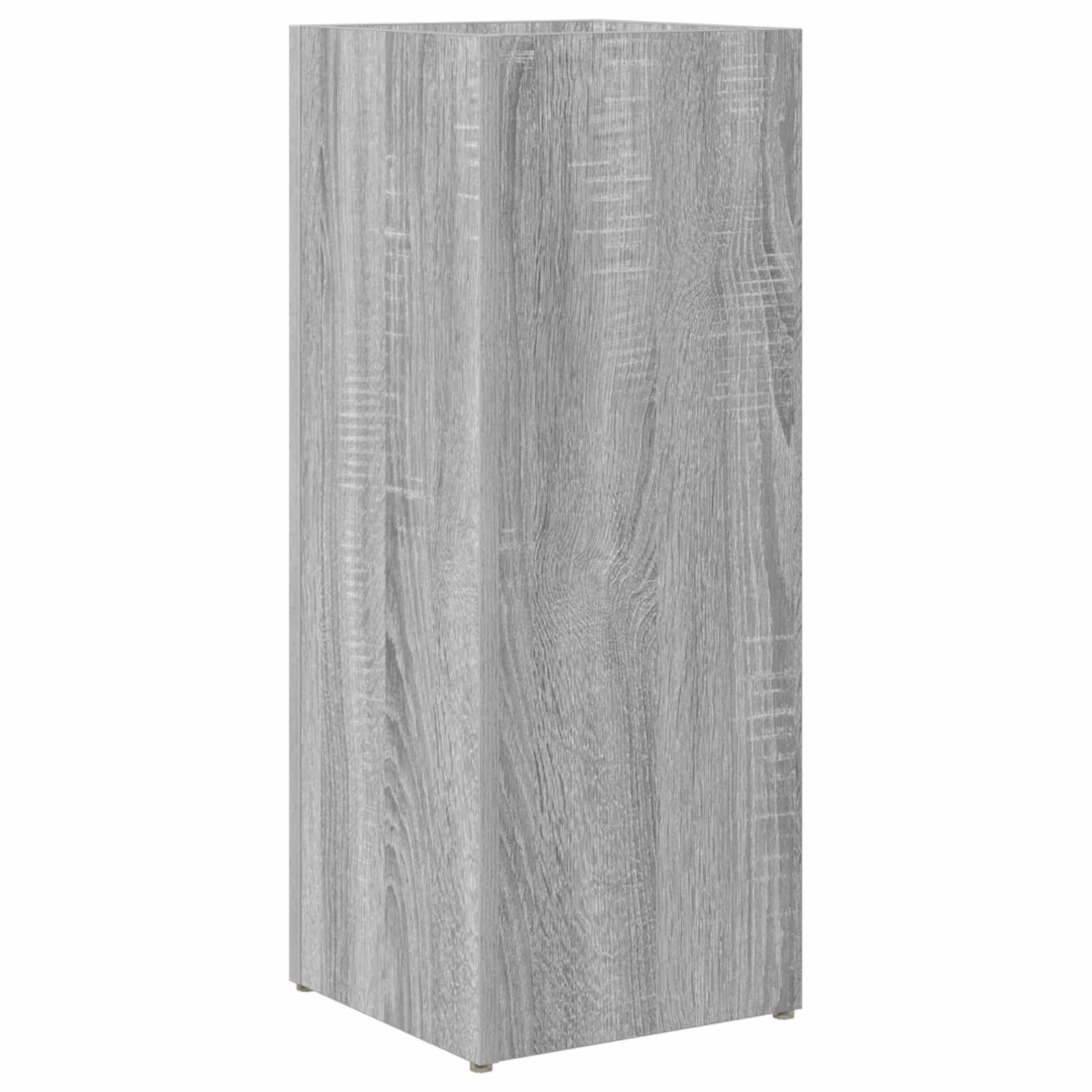 Vidaxl Regenschirm Standard Grau Sonoma 25 x 24,5 x 64 cm aus handgefertigtem Holz