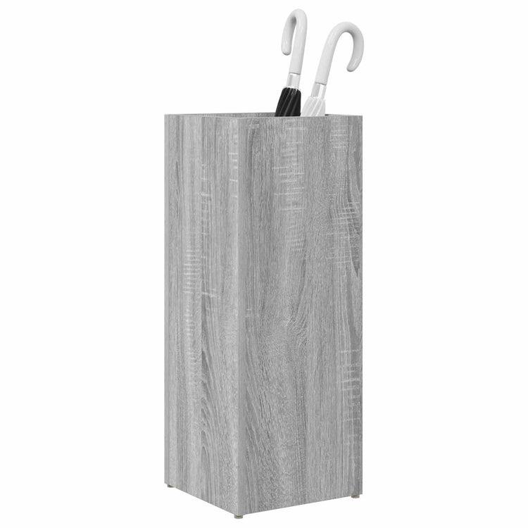 Vidaxl Regenschirm Standard Grau Sonoma 25 x 24,5 x 64 cm aus handgefertigtem Holz
