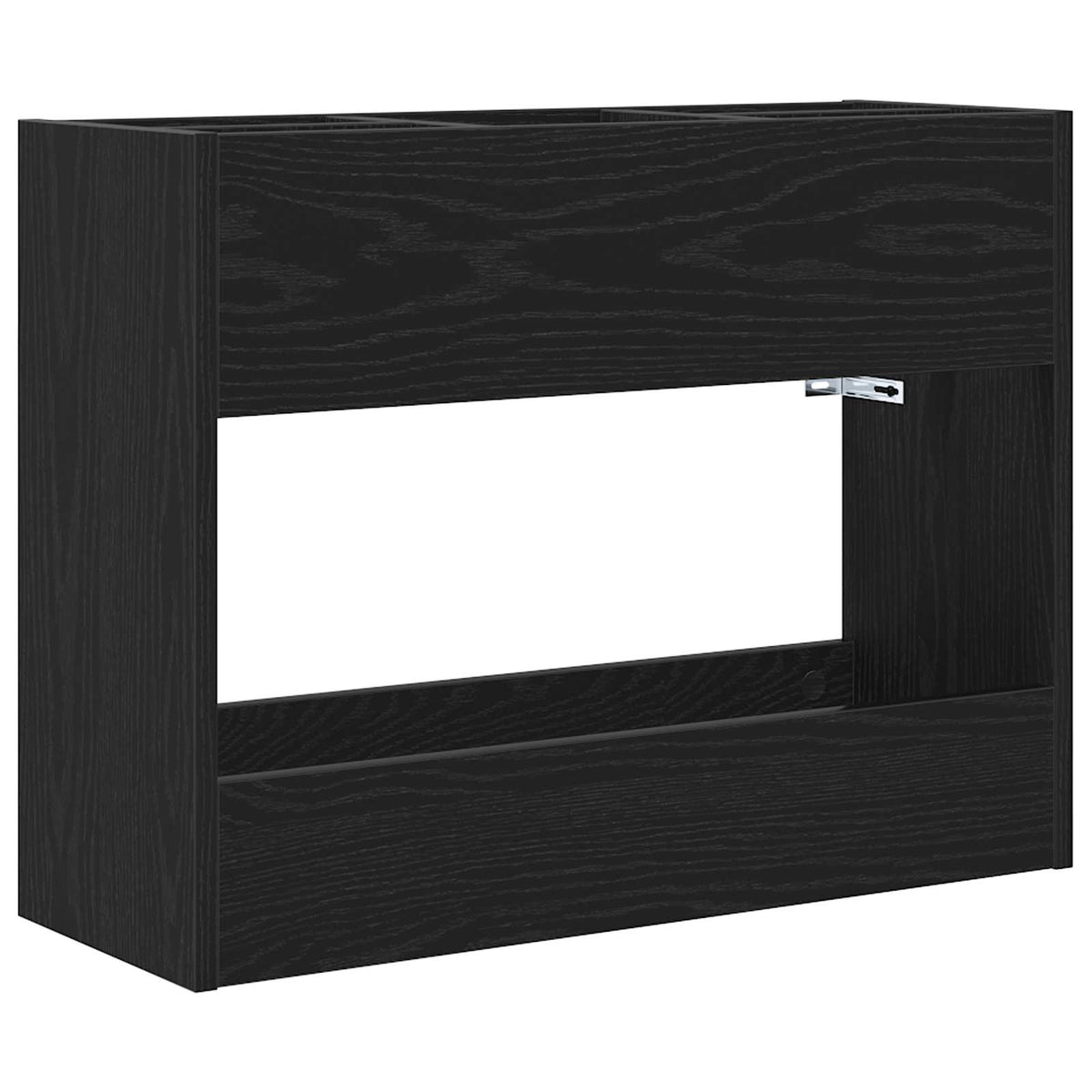 Vidaxx Regenschirm Standard Eiche schwarz 65 x 24 x 50 cm Holzwerkstoff