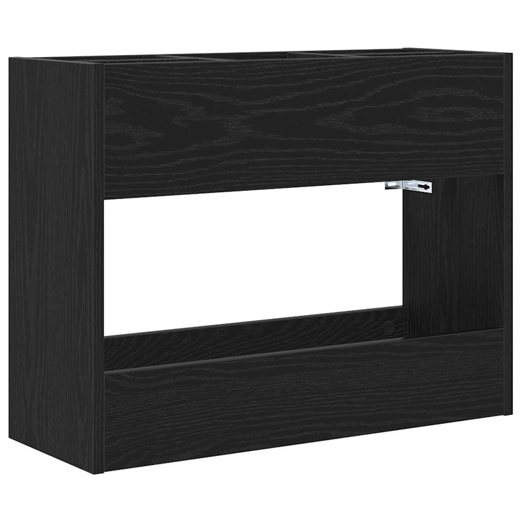 Vidaxx Regenschirm Standard Eiche schwarz 65 x 24 x 50 cm Holzwerkstoff