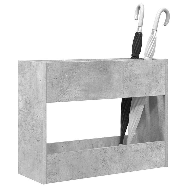 Vidaxx Regenschirm Standard Betongrau 65 x 24 x 50 cm verarbeitetes Holz