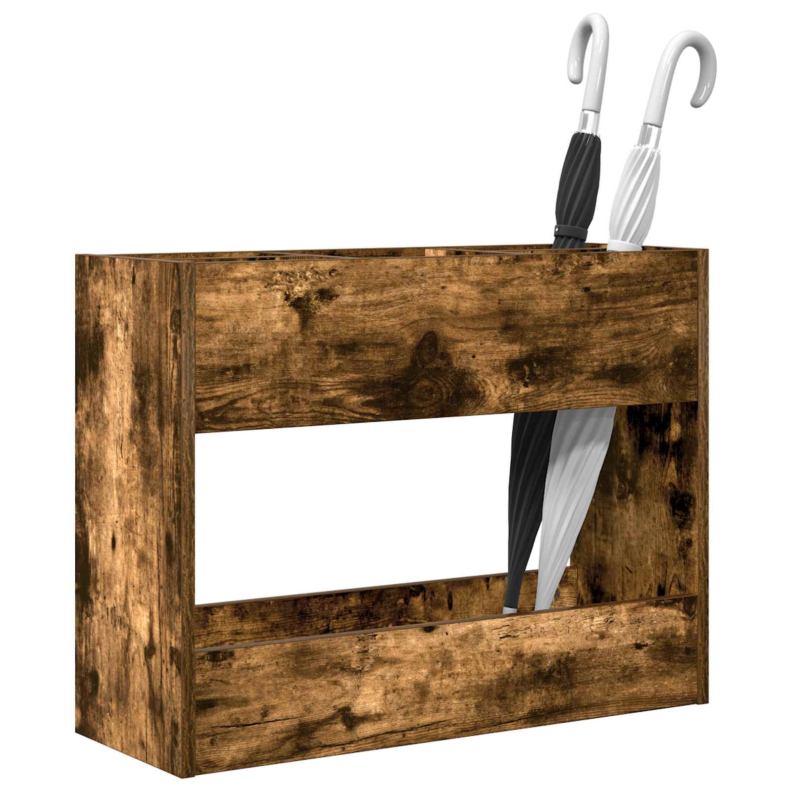 Vidaxx Regenschirm Standard Räuchereiche 65 x 24 x 50 cm verarbeitetes Holz