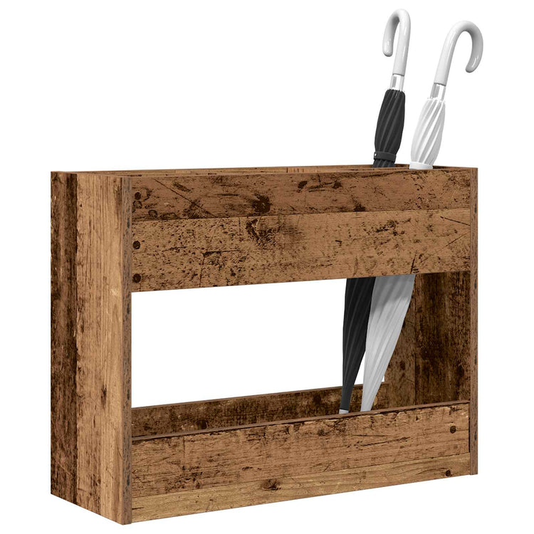 Vidaxx Regenschirm Standard Altholz 65 x 24 x 50 cm verarbeitetes Holz