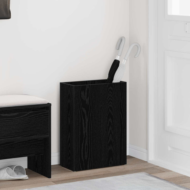 Vidaxx Regenschirm Standard Eiche schwarz 40 x 20 x 55,5 cm Holzwerkstoff