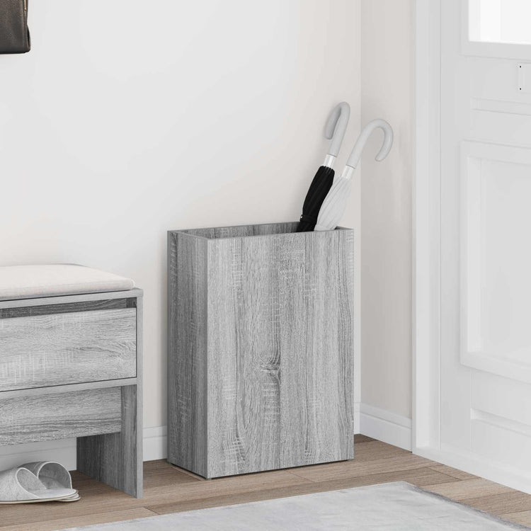 Vidaxl Regenschirm Standard grau Sonoma 40 x 20 x 55,5 cm handgefertigtes Holz