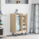 Vidaxl Golfschrank mit Rad Sonoma-Eiche natur 65 x 45 x 98 cm