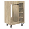 Vidaxl Golfschrank mit Rad Sonoma-Eiche natur 65 x 45 x 98 cm