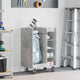 Vidaxx Golfschrank mit Rad schlicht betongrau 65 x 45 x 98 cm