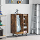 Vidaxx Golfschrank mit Rad, Räuchereiche natur, 65 x 45 x 98 cm