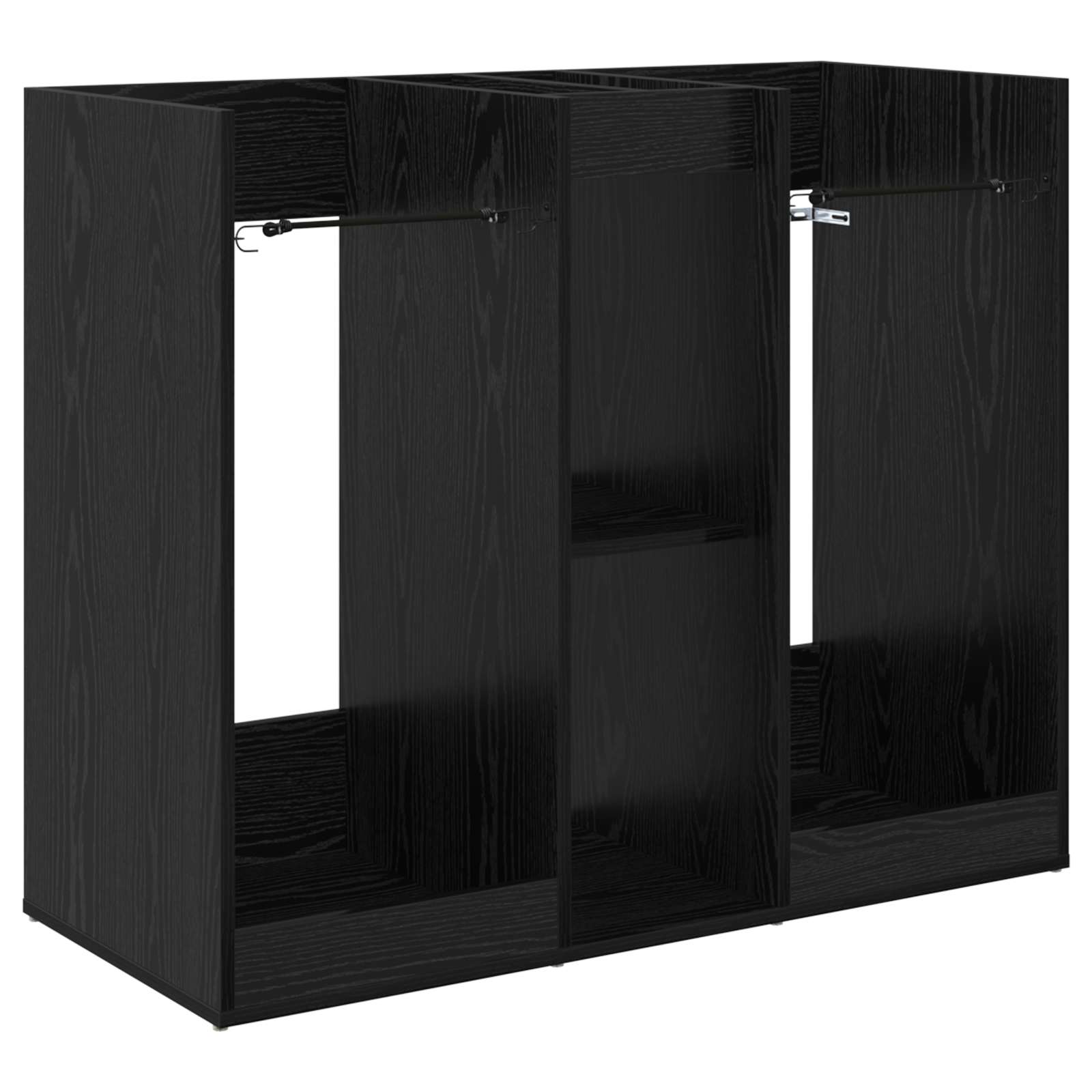 Vidaxx Golfschrank Eiche schwarz schlicht 102 x 45 x 85,5 cm
