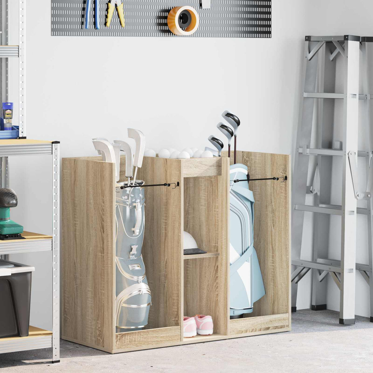 Vidaxl Golfschrank Sonoma-Eiche natur 102 x 45 x 85,5 cm