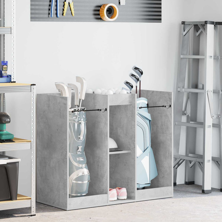 Vidaxx Golfschrank schlicht betongrau 102 x 45 x 85,5 cm