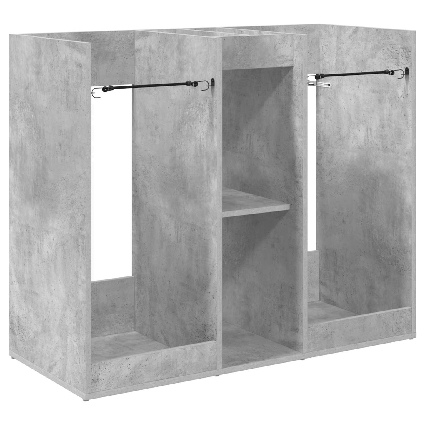 Vidaxx Golfschrank schlicht betongrau 102 x 45 x 85,5 cm