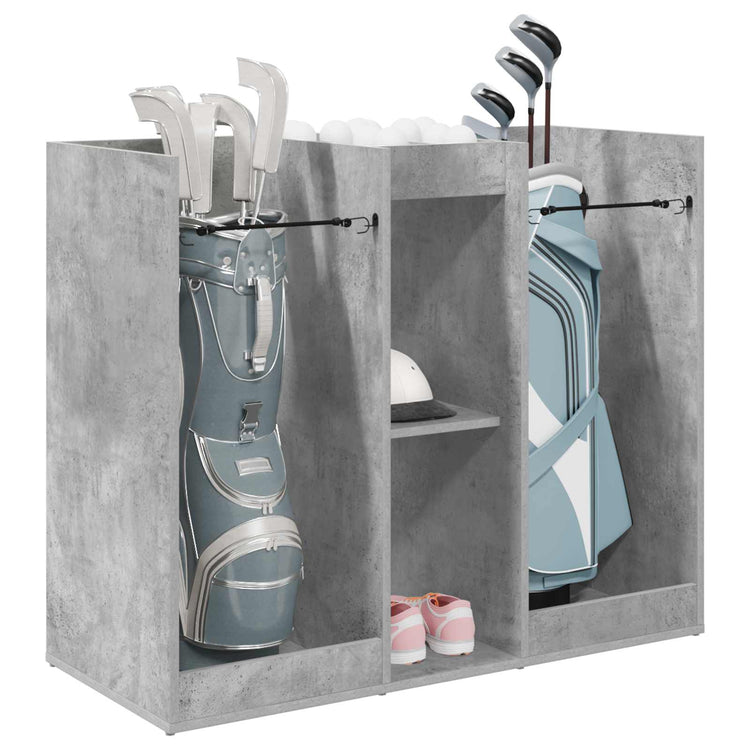 Vidaxx Golfschrank schlicht betongrau 102 x 45 x 85,5 cm