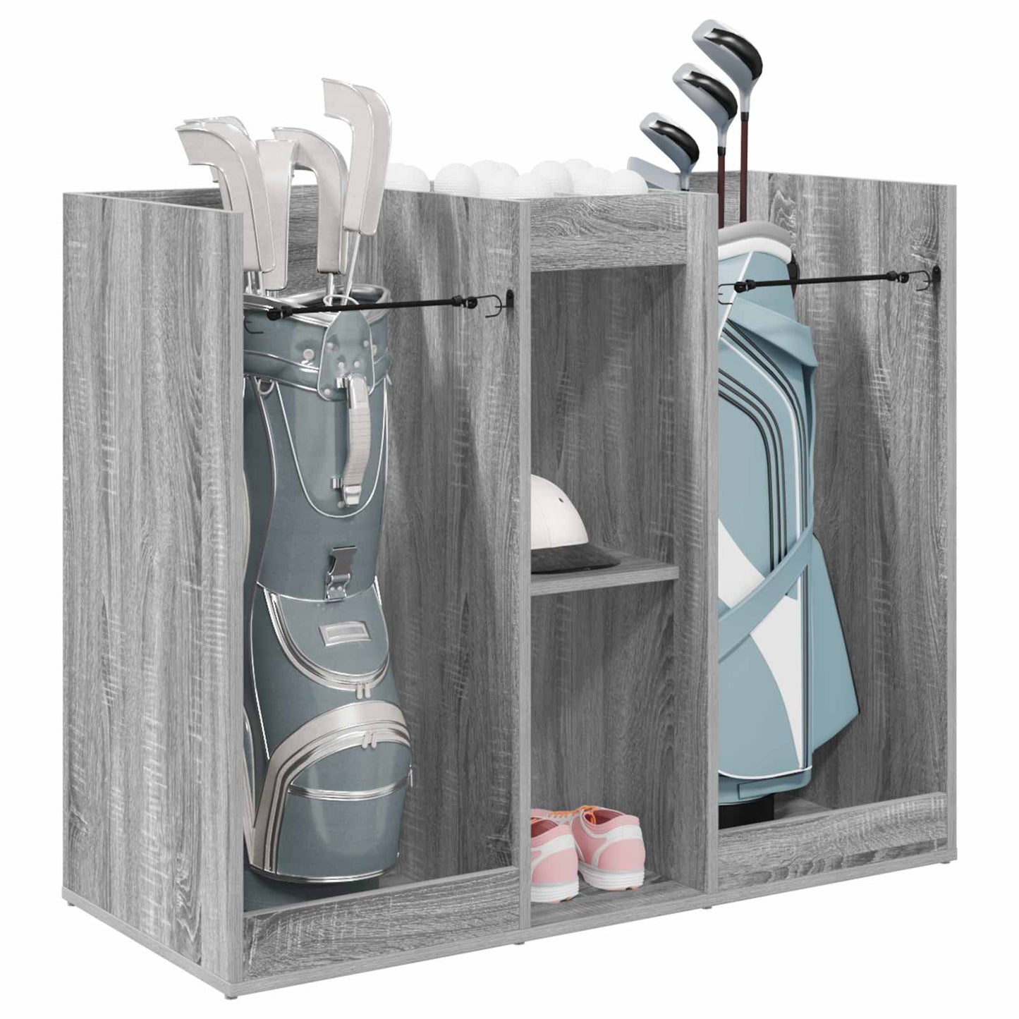 Vidaxl Golfschrank schlicht grau Sonoma 102 x 45 x 85,5 cm