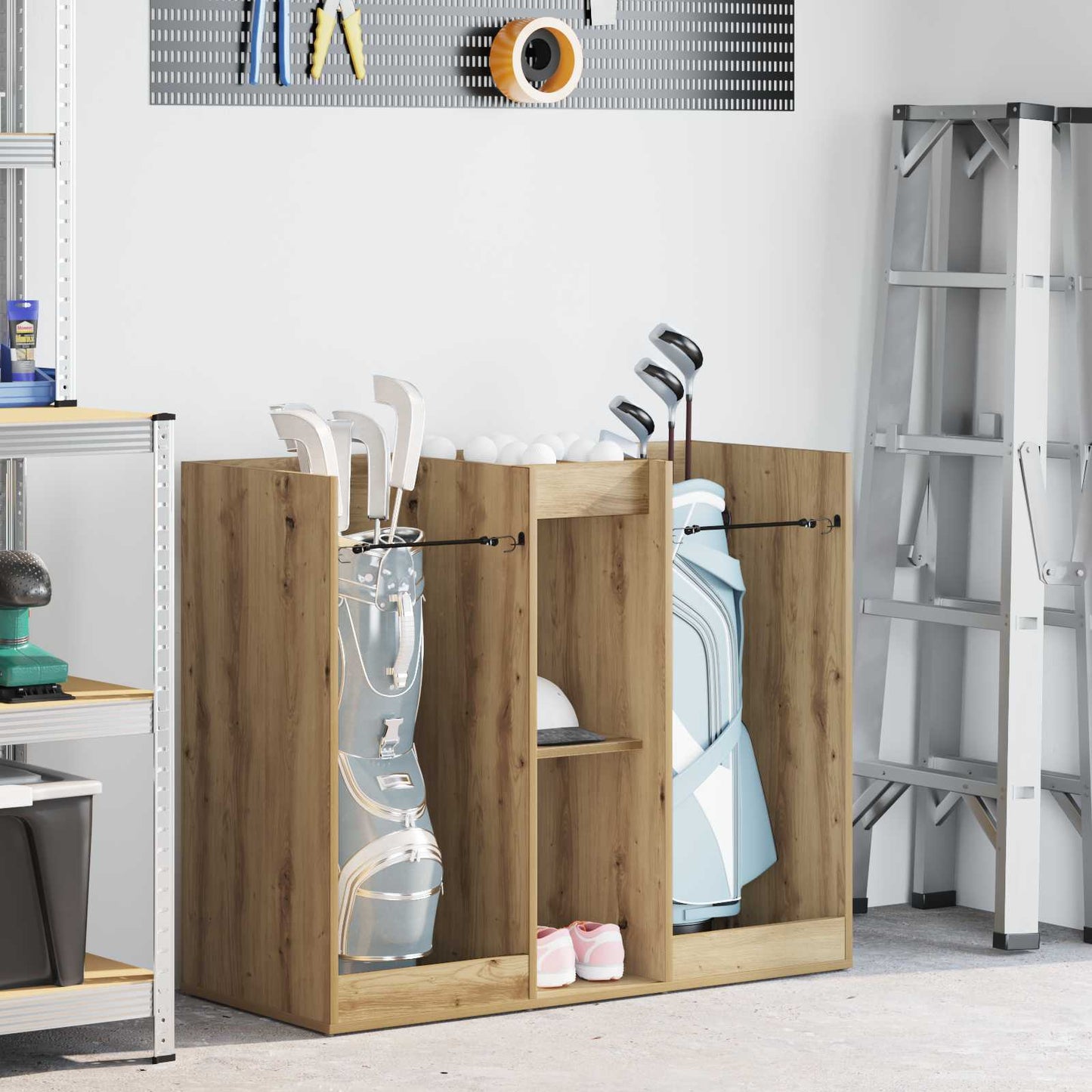 Vidaxx Golfschrank Artisan Eiche schlicht 102 x 45 x 85,5 cm