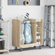 Vidaxl Golfschrank mit Rad Sonoma-Eiche natur 90 x 45 x 98 cm
