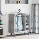 Vidaxx Golfschrank mit Rad schlicht betongrau 90 x 45 x 98 cm