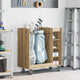 Vidaxx Golfschrank mit Rad, Artisan-Eiche schlicht, 90 x 45 x 98 cm