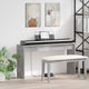 Vidaxxl Keyboardständer Betongrau 120 x 32 x 64 cm fertiges Holz