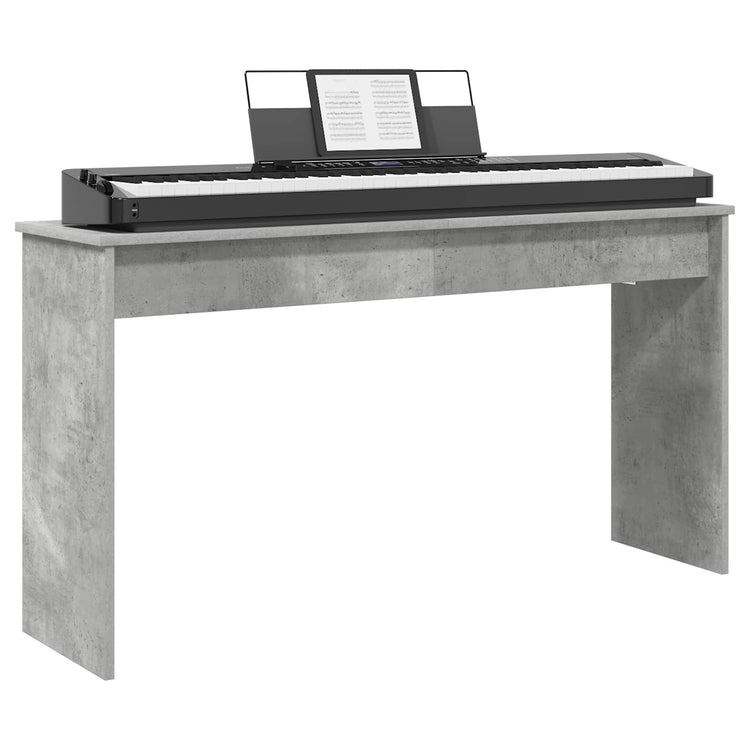 Vidaxxl Keyboardständer Betongrau 120 x 32 x 64 cm fertiges Holz