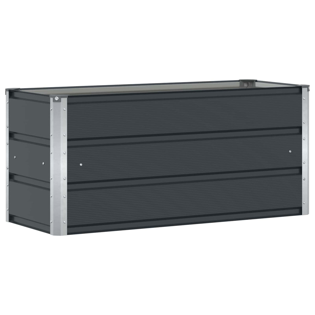 Vidaxx Pflanzgefäß Anthrazit 100 x 40 x 45 cm Stahl