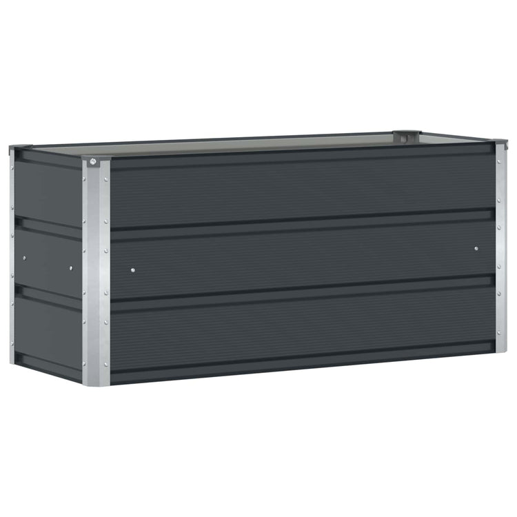 Vidaxx Pflanzgefäß Anthrazit 100 x 40 x 45 cm Stahl