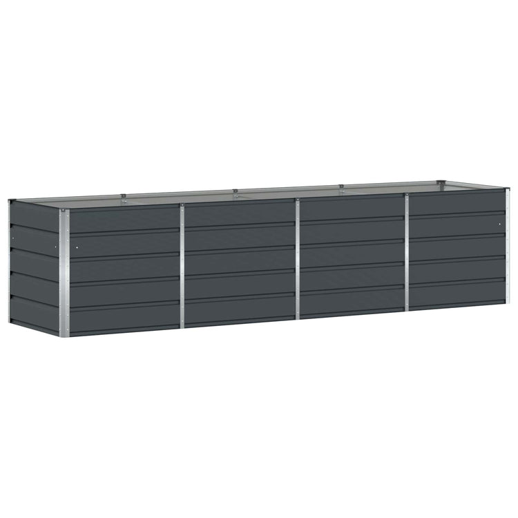 Vidaxx Pflanzgefäß Anthrazit 240 x 80 x 75 cm Stahl