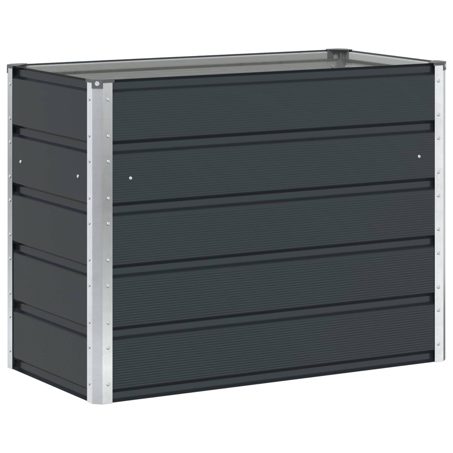 Vidaxx Pflanzgefäß Anthrazit 480 x 50 x 45 cm verzinkter Stahl