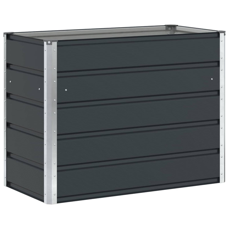 Vidaxx Pflanzgefäß Anthrazit 480 x 50 x 45 cm verzinkter Stahl