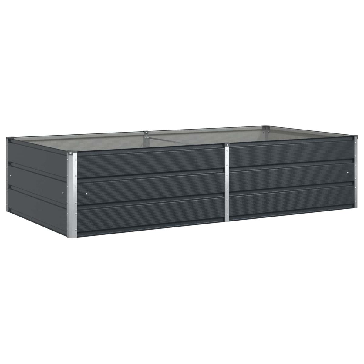 Vidaxx Pflanzgefäß Anthrazit 195 x 100 x 45 cm verzinkter Stahl