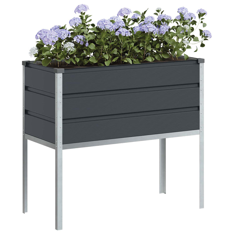 Vidaxx Pflanzgefäß Anthrazit 100 x 45 x 90 cm verzinkter Stahl