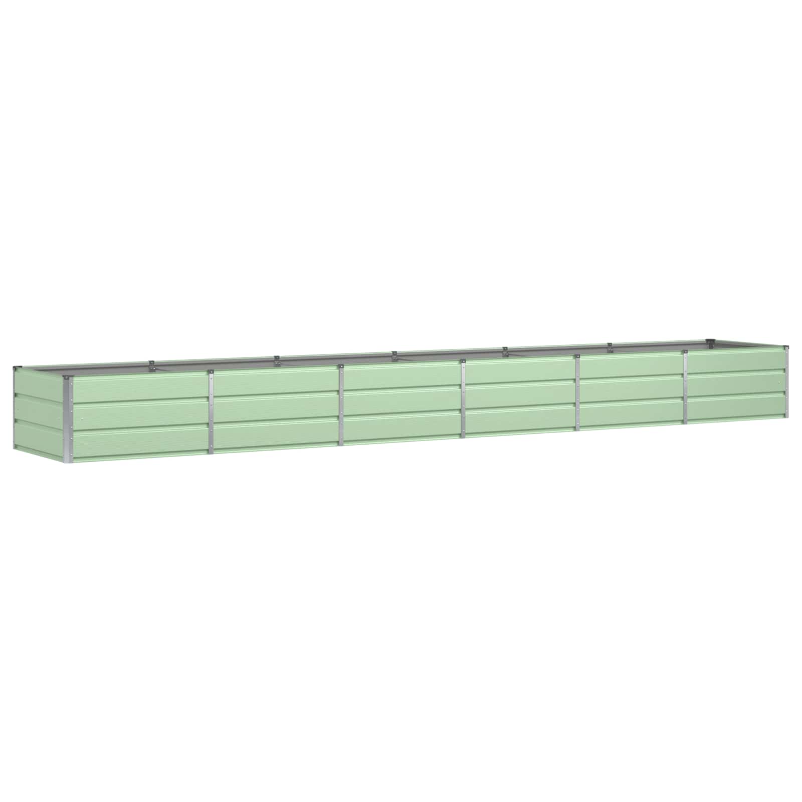 Vidaxx Pflanzgefäß grün 480 x 80 x 45 cm Stahl