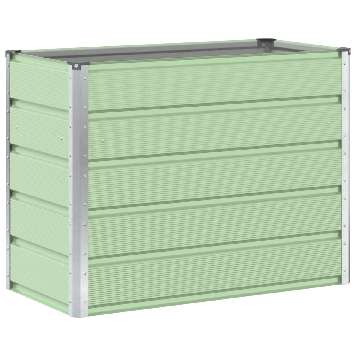 Vidaxx Pflanzgefäß pastellgrün 480 x 50 x 45 cm verzinkter Stahl