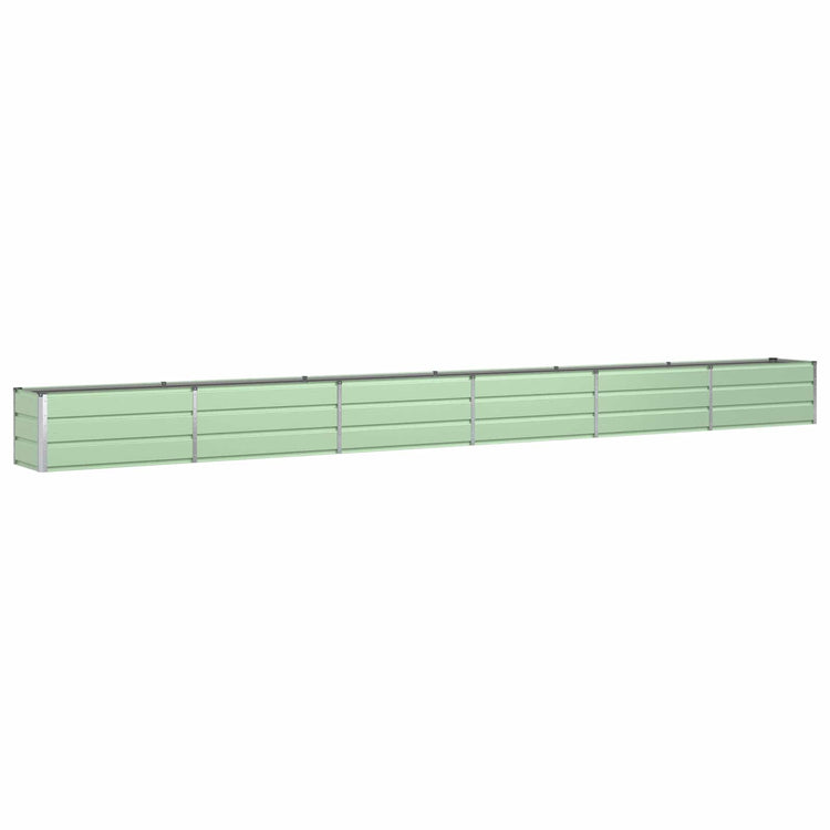Vidaxx Pflanzgefäß pastellgrün 480 x 50 x 45 cm verzinkter Stahl